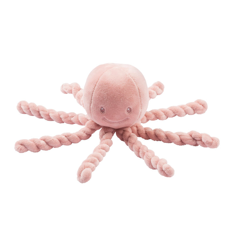 Doudou octopus Nattou rose