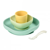 set-vaisselle-silicone-4-pieces-jaune