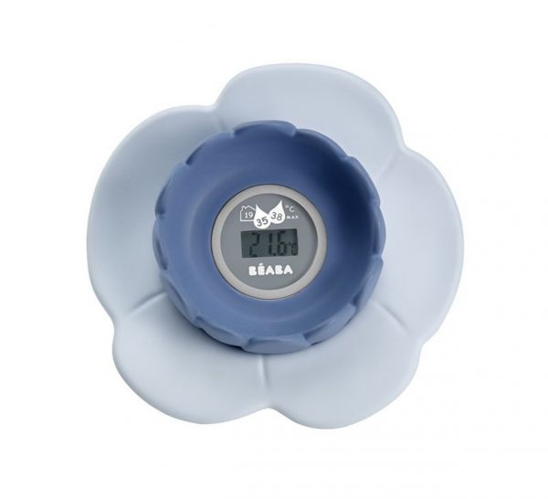 Thermomètre de bain Lotus bleu/rose Beaba