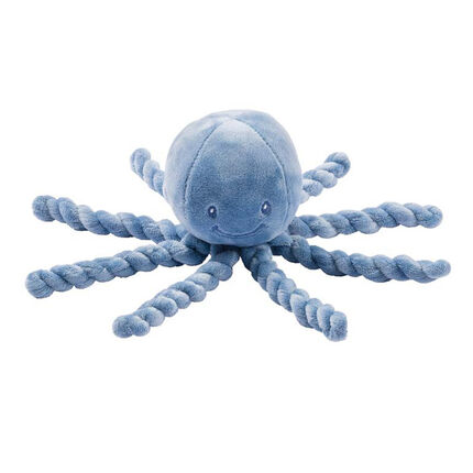 Doudou octopus Nattou bleu